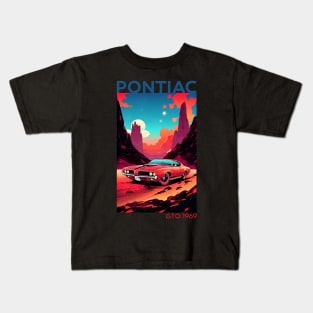 Timeless Thrills: The 1969 Pontiac GTO Tribute Design Kids T-Shirt